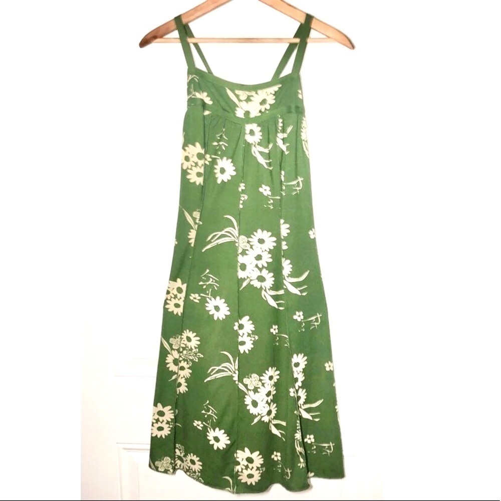 Mossimo floral green dress A Line Small